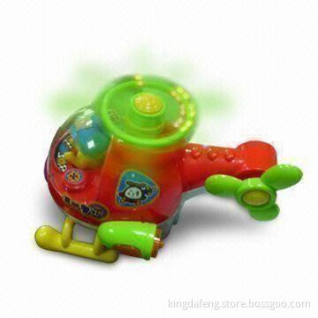 Battery-operated Airplane, Capable of Moving, Making Noise and Glowing, 300g Weight